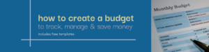 How to create a budget